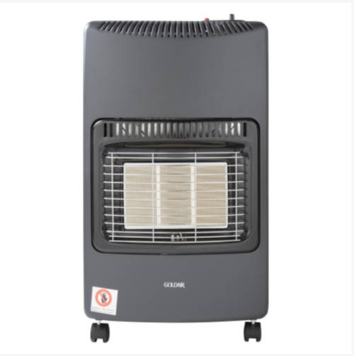 Heaters Goldair 3 Panel 3A61 Gas Heater Black was sold for R700.00